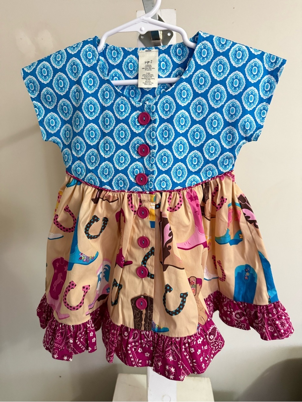 New Eleanor Rose Rodeo Western Cowgirl Dress